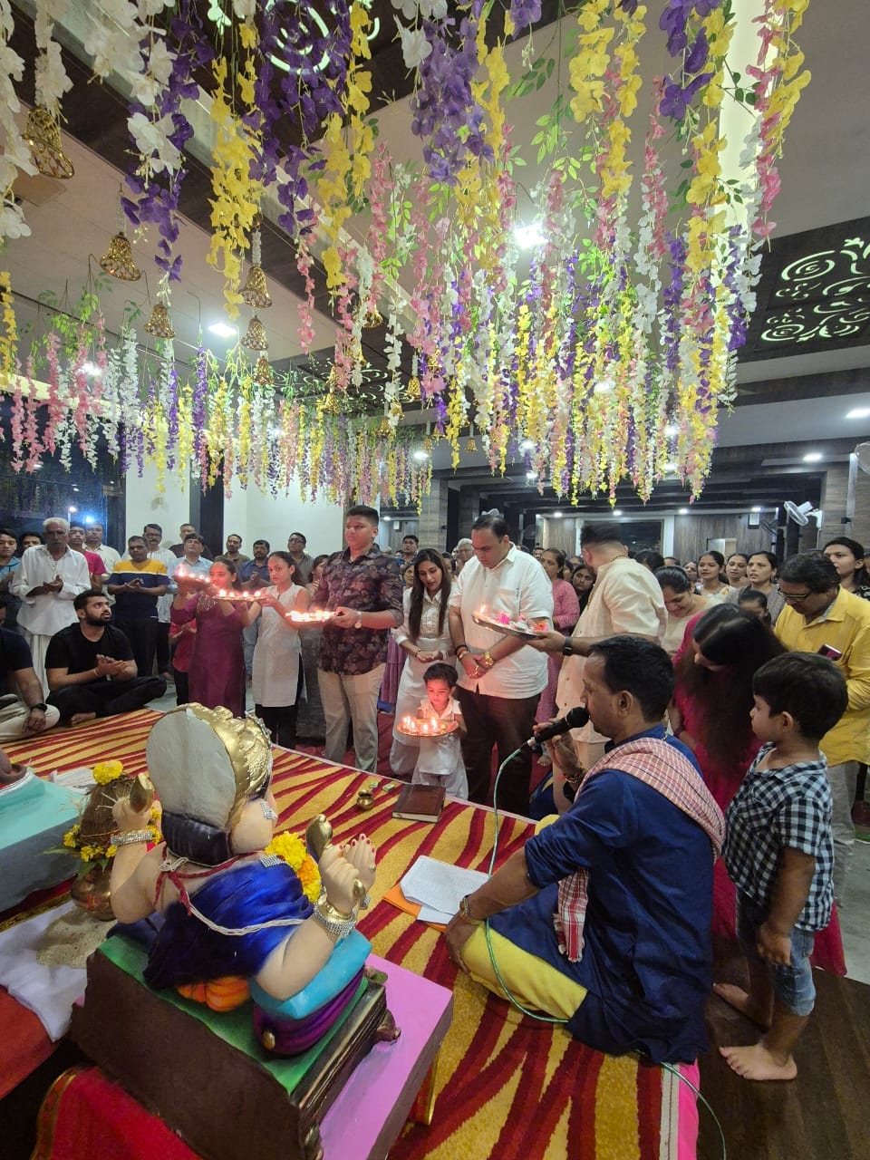 તા.૦૯-૦૯-૨૦૨૪ ના રોજ મારા ફેમિલી સાથે દ્વારકા સોસાયટી બાબેનમાં ગણેશ દર્શન કર્યા.